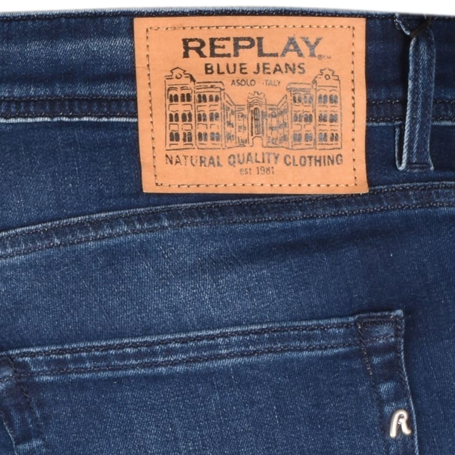 Alternative Image for ProductReplay Grover Straight Jeans Blue3
